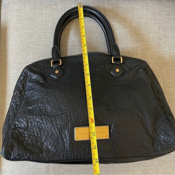 Marc by Marc Jacobs Washed Up Lauren Black Satchel Bag - Picture 13 of 14